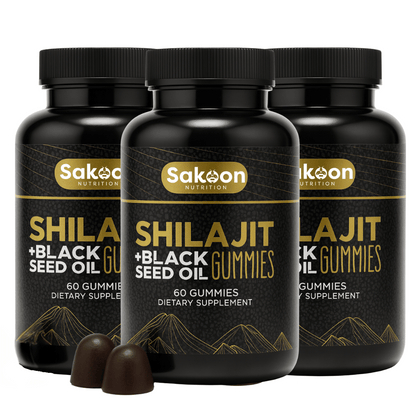 Shilajit Black Seed Oil Gummies