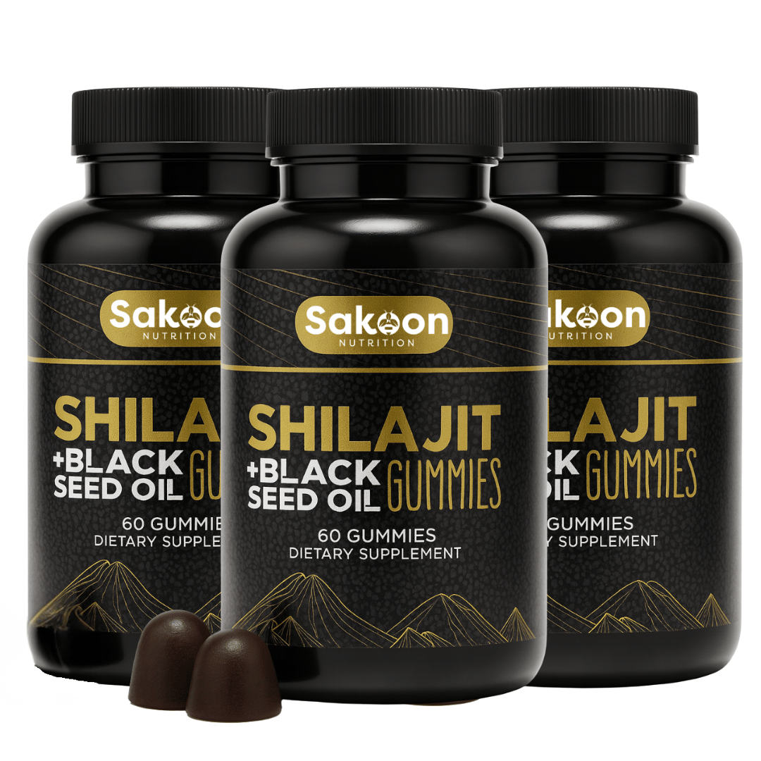 Himalayan Shilajit Gummies with Black Seed Oil