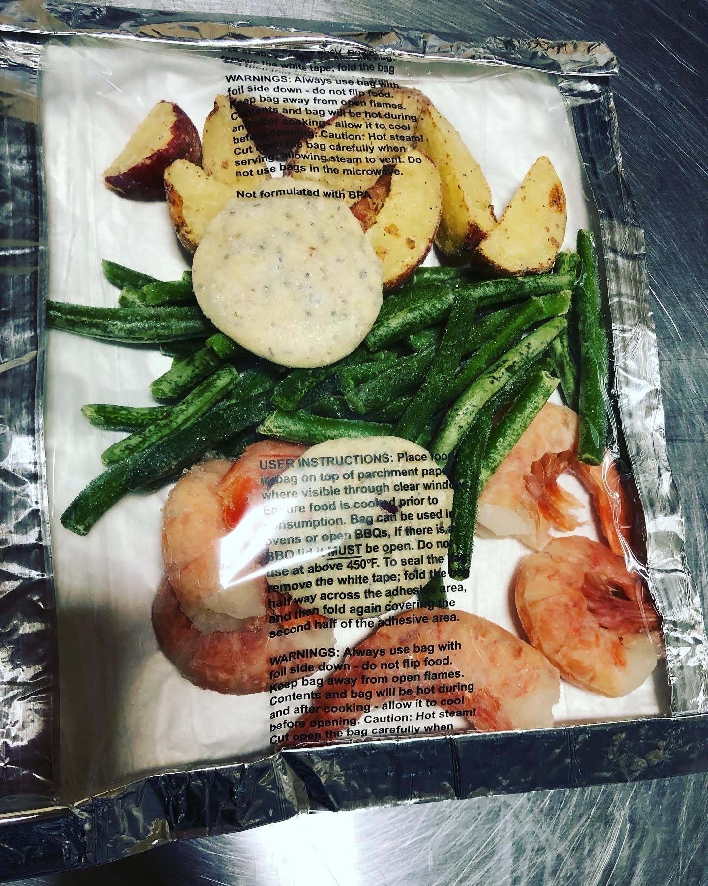 Ready to Bake: Garlic & Herb Shrimp Dinner Kit