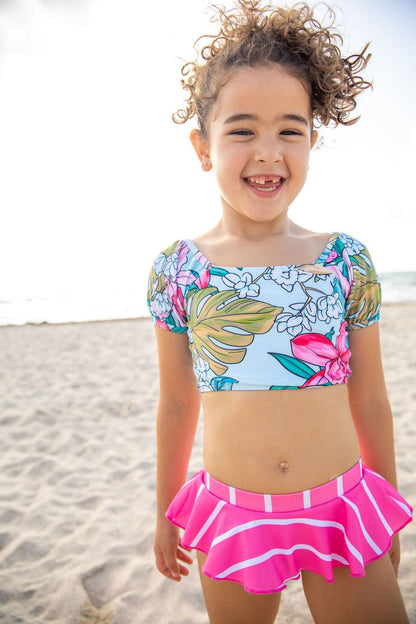 Silver Seaside Two Piece Swimsuit | Daily Health & Beauty