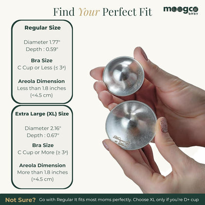 MOOGCO Silver Nursing Cups 925k Silver