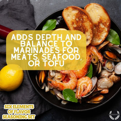 Six Elements Of Flavor Seasoning Set