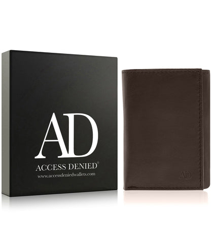 Slim Trifold Wallet With ID Window