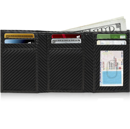 Slim Trifold Wallet With ID Window