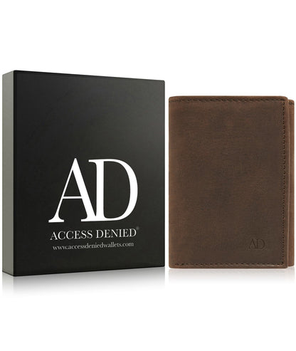 Slim Trifold Wallet With ID Window