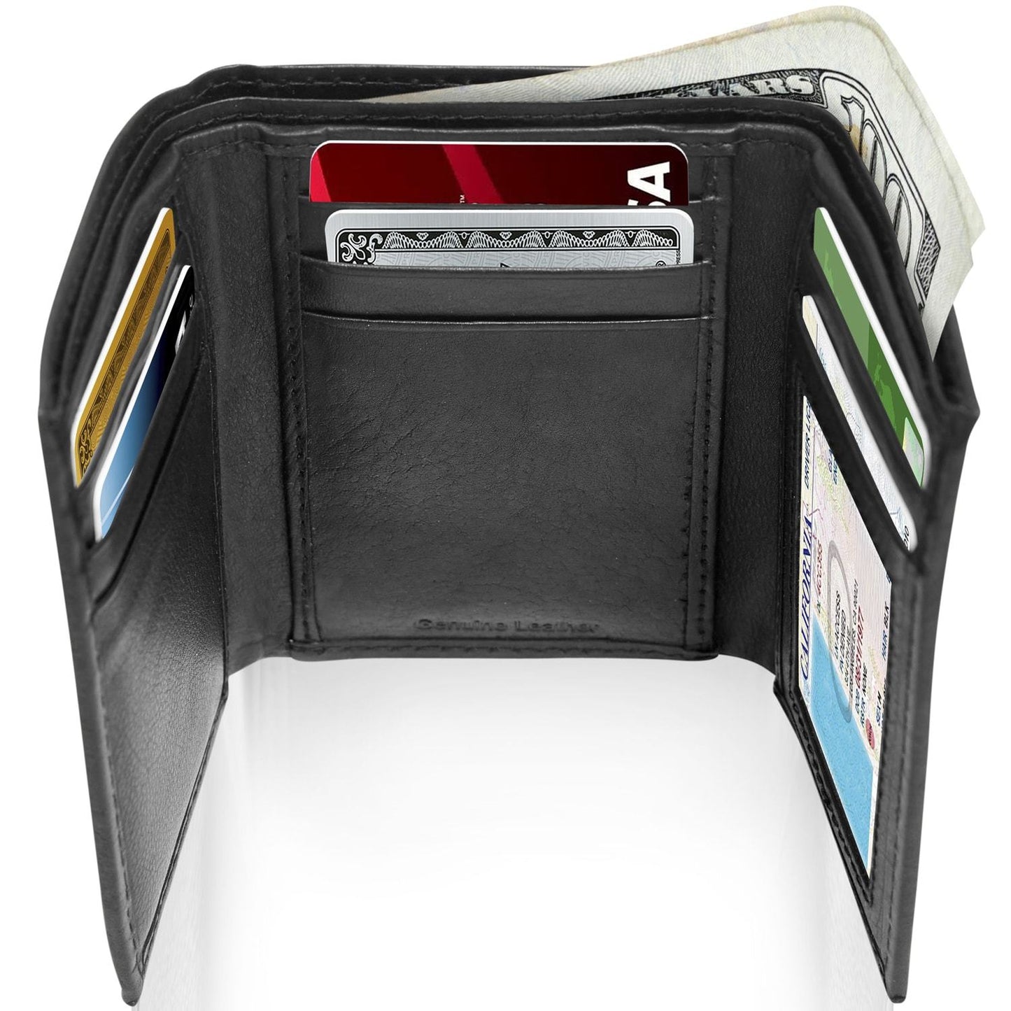 Slim Trifold Wallet With ID Window