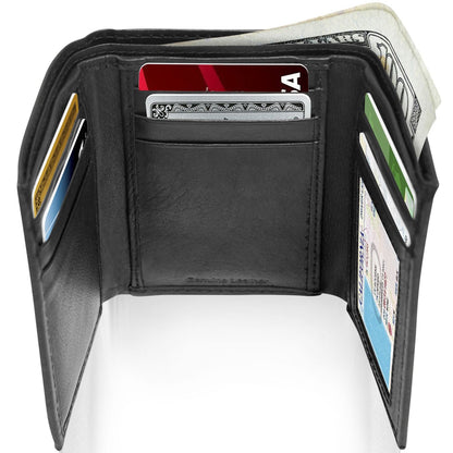 Slim Trifold Wallet With ID Window