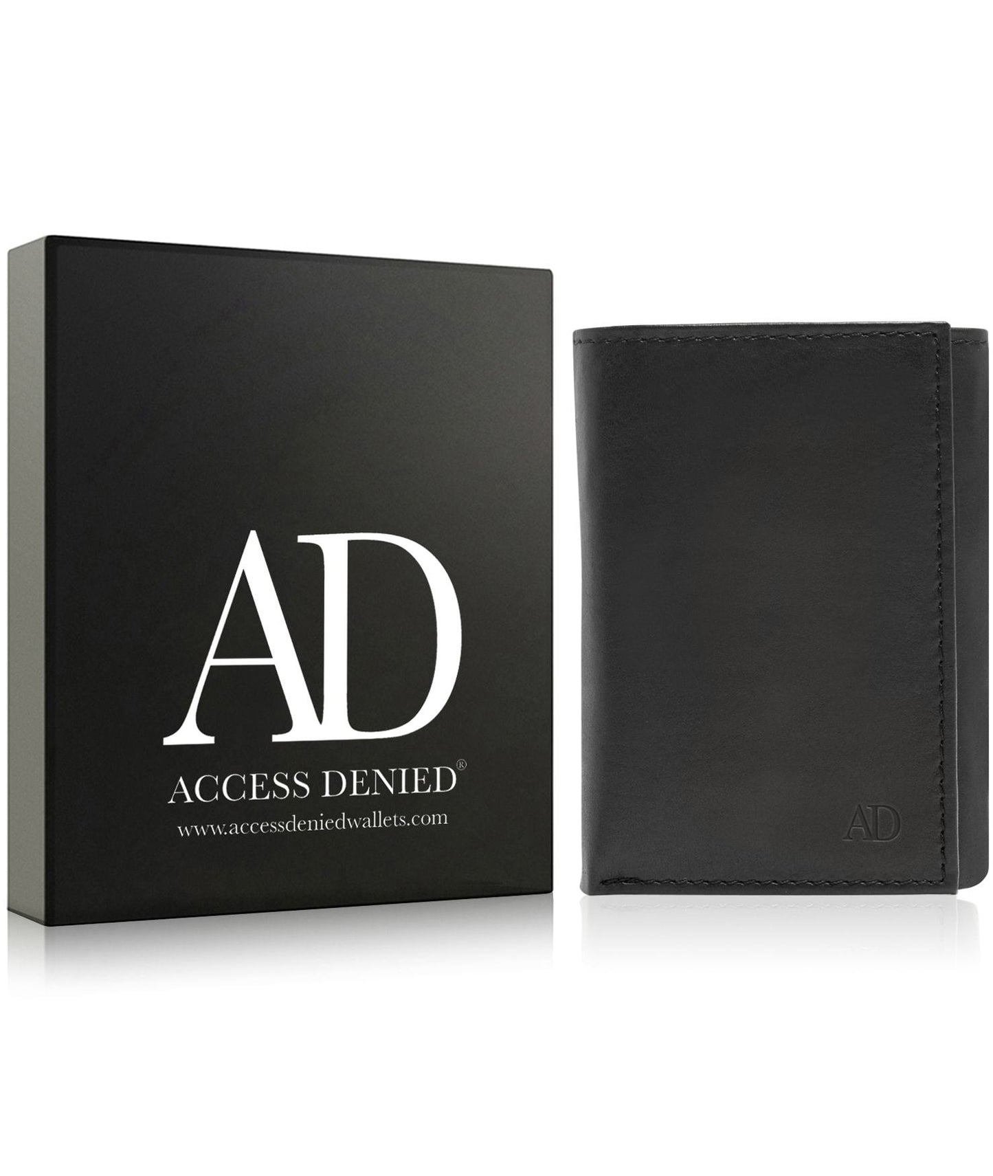 Slim Trifold Wallet With ID Window