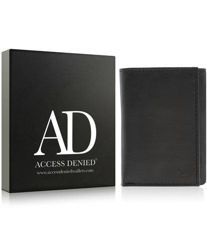 Slim Trifold Wallet With ID Window