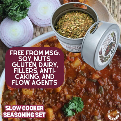 Slow Cooker Seasonings - 6 Spice Blends Gift Set