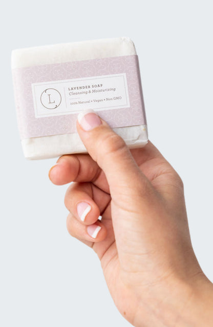 Lavender Handmade Soap Bars – Natural Vegan Set