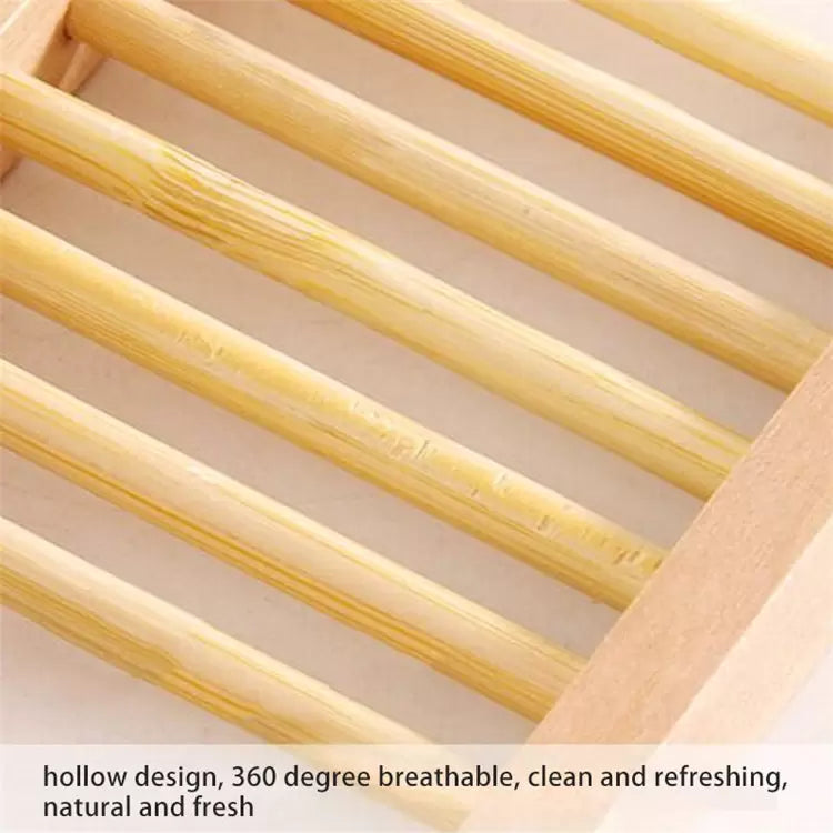 4-Pack Bamboo Soap Dish