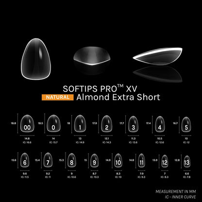 SOFTIPS PRO™ XV NATURAL - ALMOND EXTRA SHORT | Daily Health & Beauty