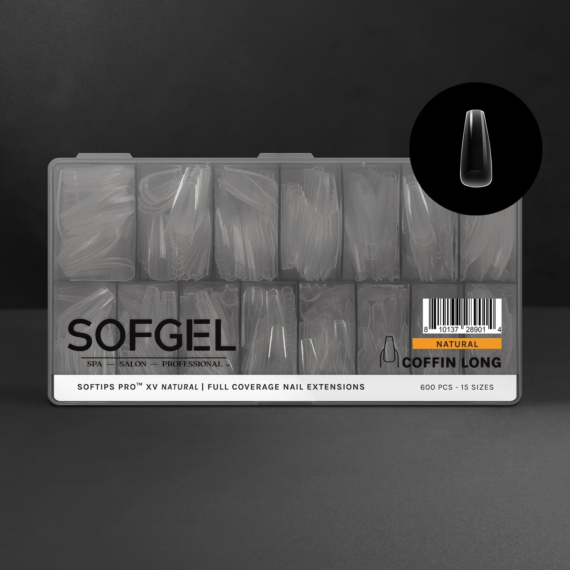 SOFTIPS PRO™ XV NATURAL - COFFIN LONG | Daily Health & Beauty