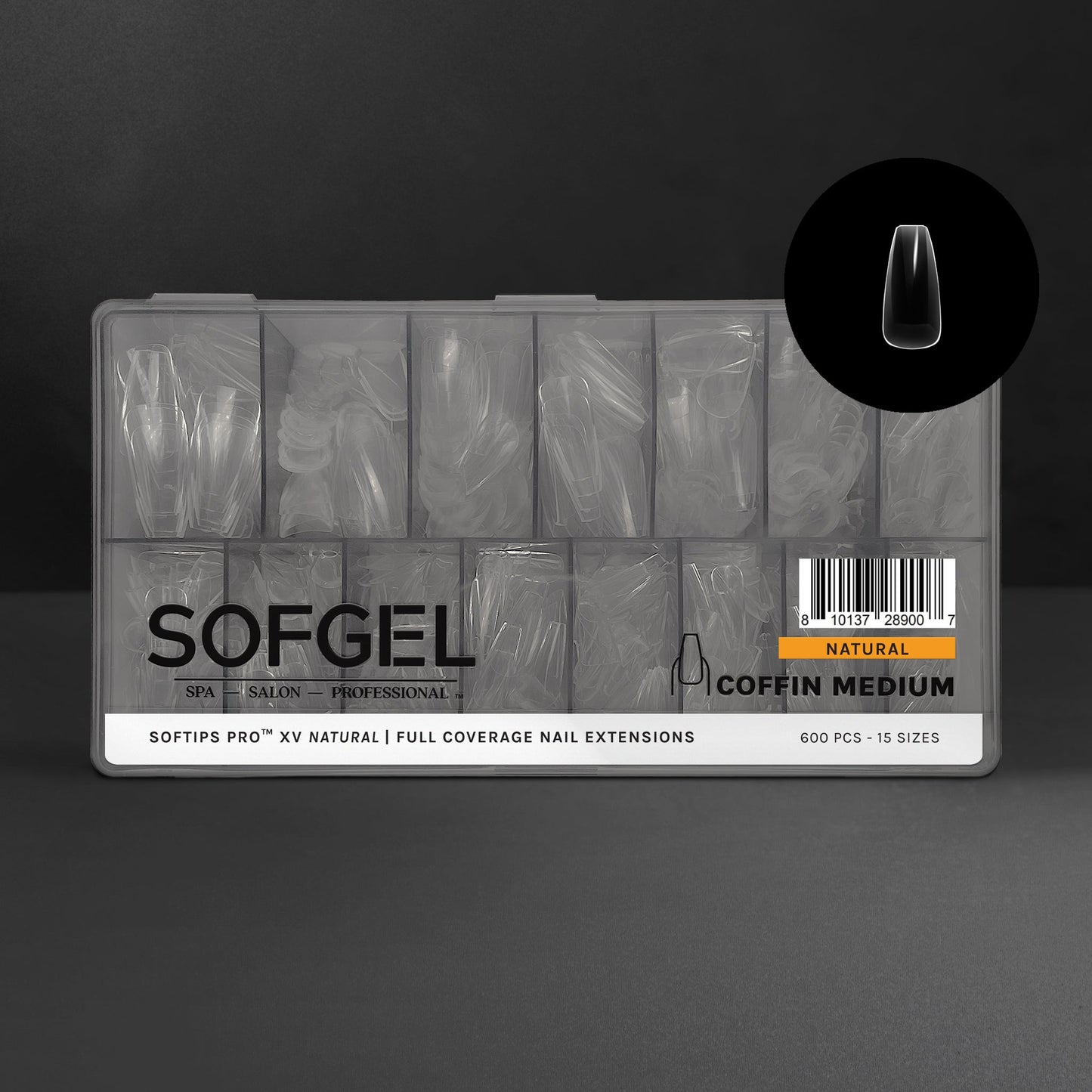 SOFTIPS PRO™ XV NATURAL - COFFIN MEDIUM | Daily Health & Beauty