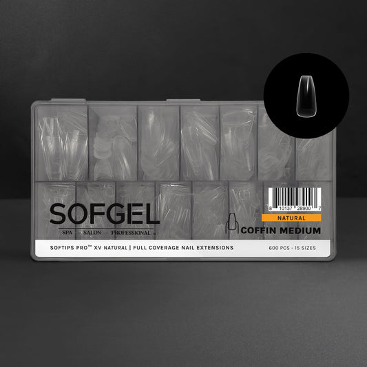 SOFTIPS PRO™ XV NATURAL - COFFIN MEDIUM | Daily Health & Beauty