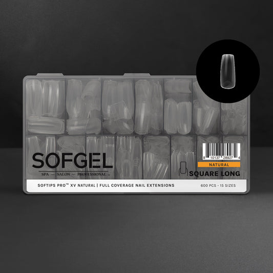SOFTIPS PRO™ XV NATURAL - SQUARE LONG | Daily Health & Beauty