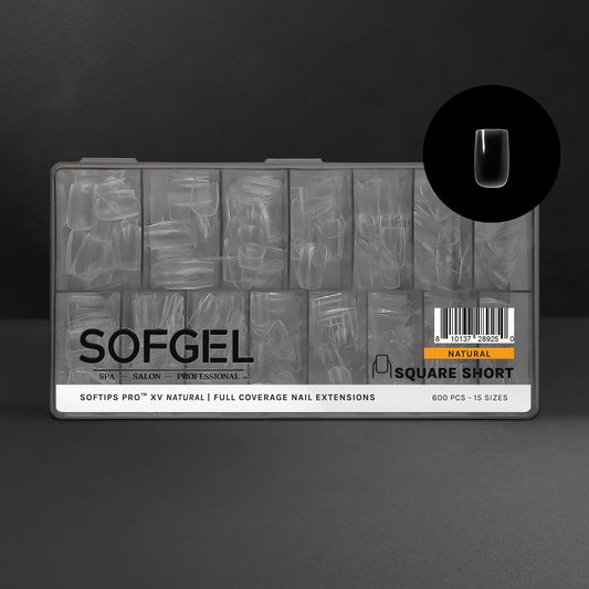 SOFTIPS PRO™ XV NATURAL - SQUARE SHORT | Daily Health & Beauty