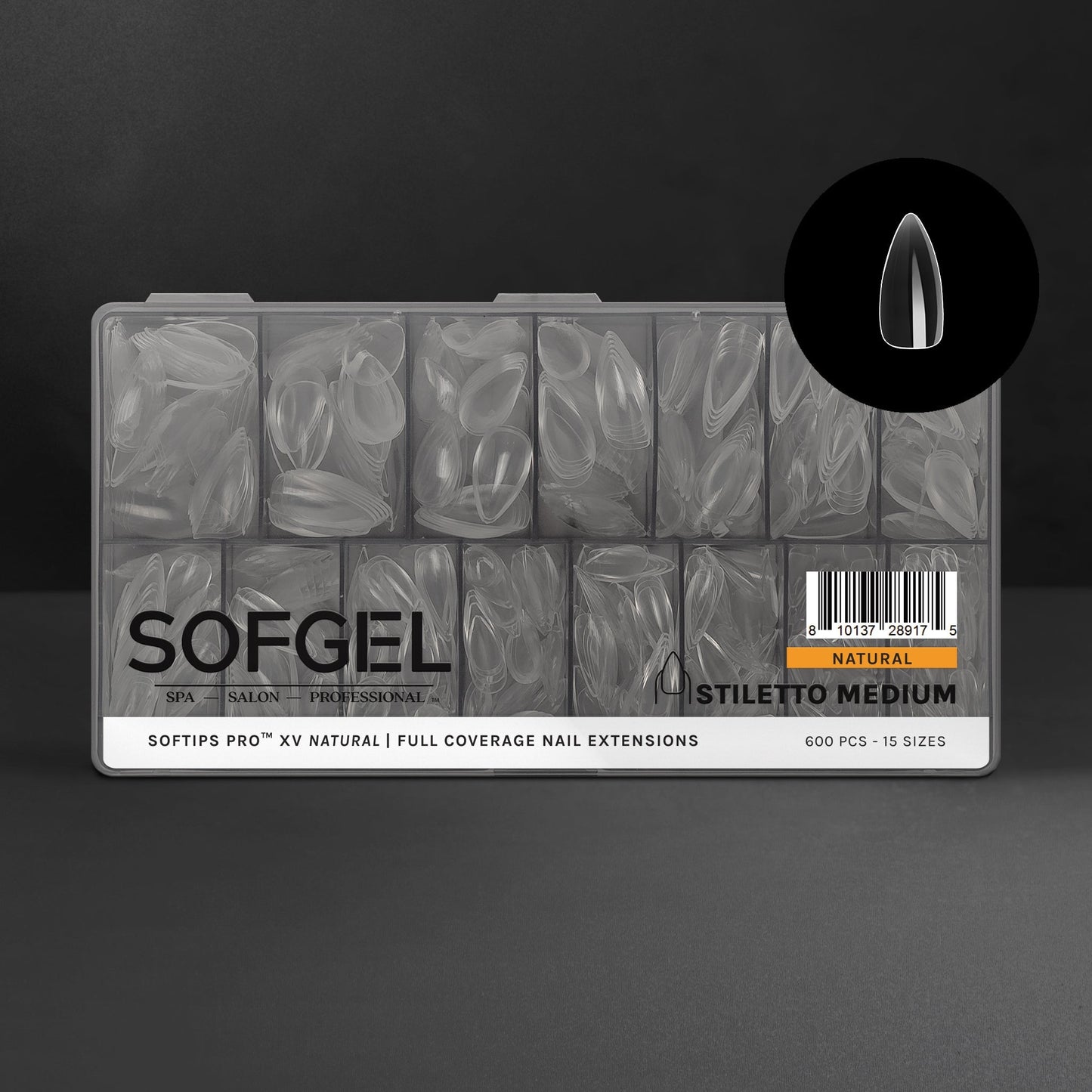 SOFTIPS PRO™ XV NATURAL - STILETTO MEDIUM | Daily Health & Beauty