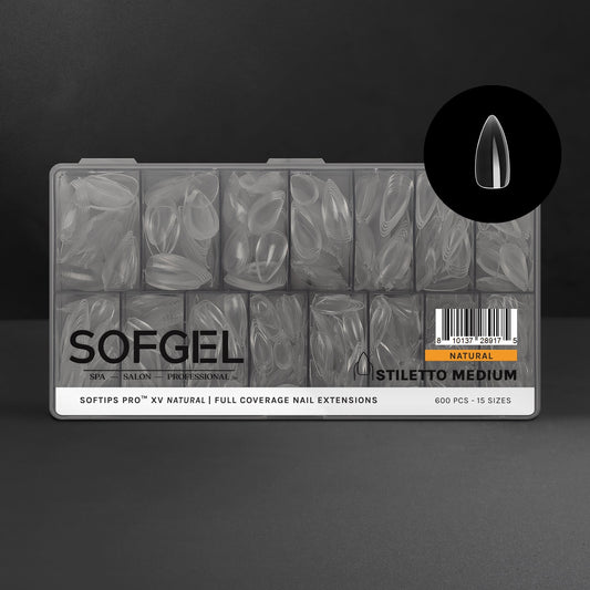 SOFTIPS PRO™ XV NATURAL - STILETTO MEDIUM | Daily Health & Beauty