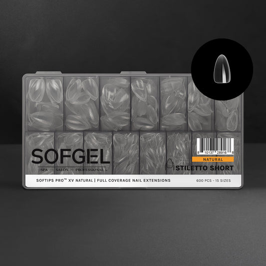 SOFTIPS PRO™ XV NATURAL - STILETTO SHORT | Daily Health & Beauty