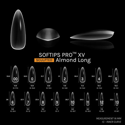 SOFTIPS PRO™ XV SCULPTED - ALMOND LONG | Daily Health & Beauty