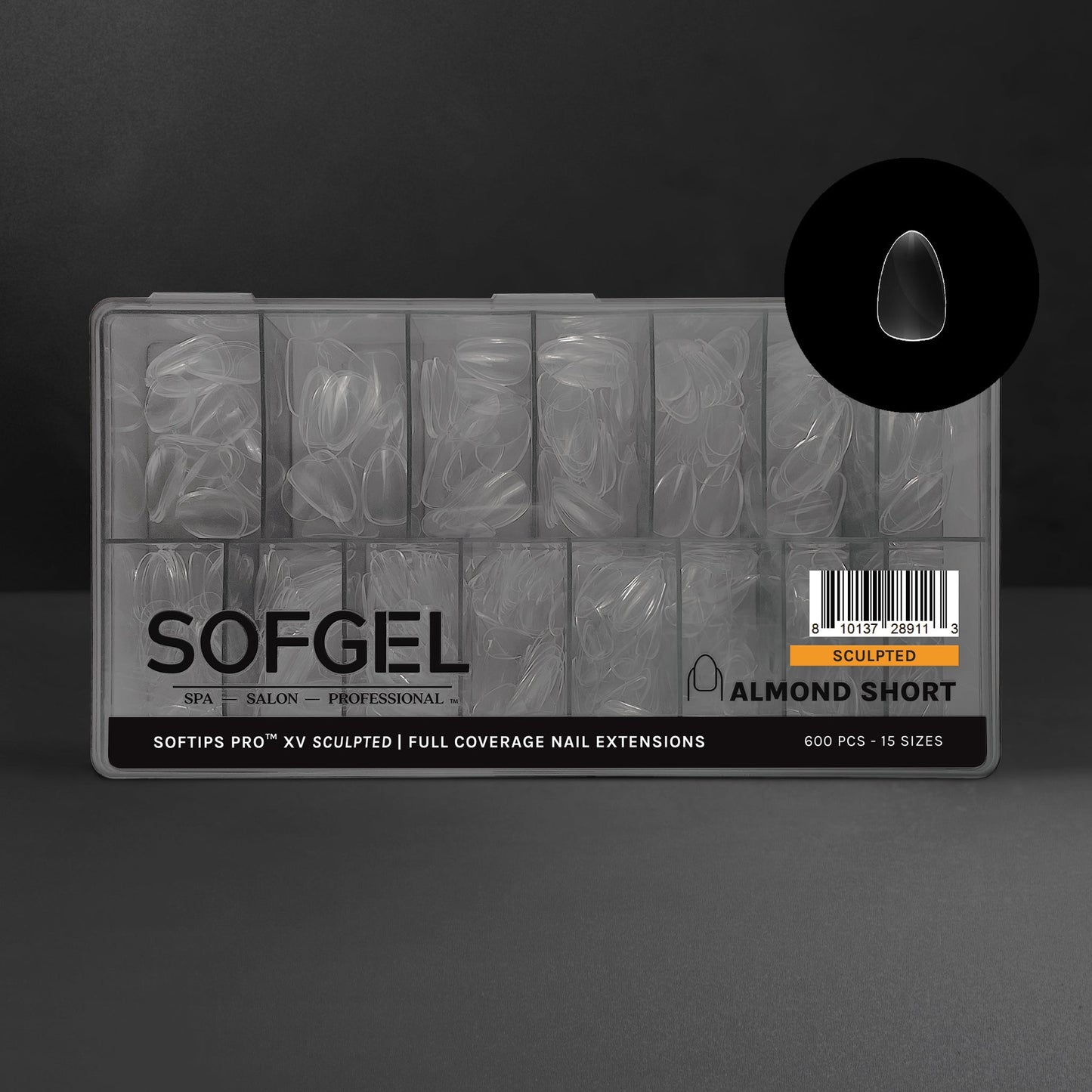 SOFTIPS PRO™ XV SCULPTED - ALMOND SHORT | Daily Health & Beauty
