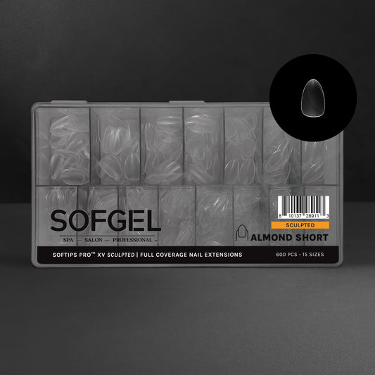 SOFTIPS PRO™ XV SCULPTED - ALMOND SHORT | Daily Health & Beauty