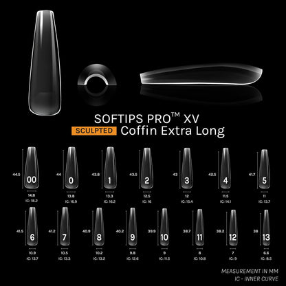 SOFTIPS PRO™ XV SCULPTED - COFFIN EXTRA EXTRA LONG | Daily Health & Beauty