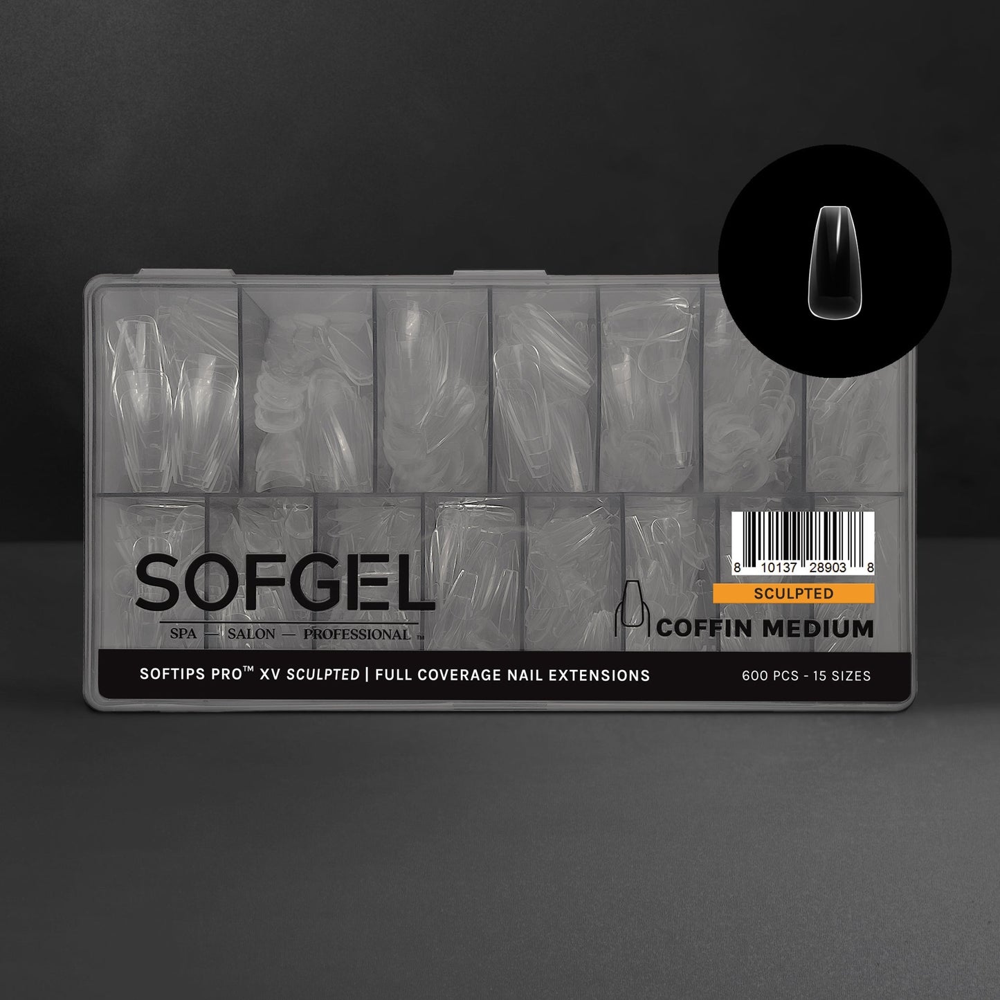 SOFTIPS PRO™ XV SCULPTED - COFFIN MEDIUM | Daily Health & Beauty
