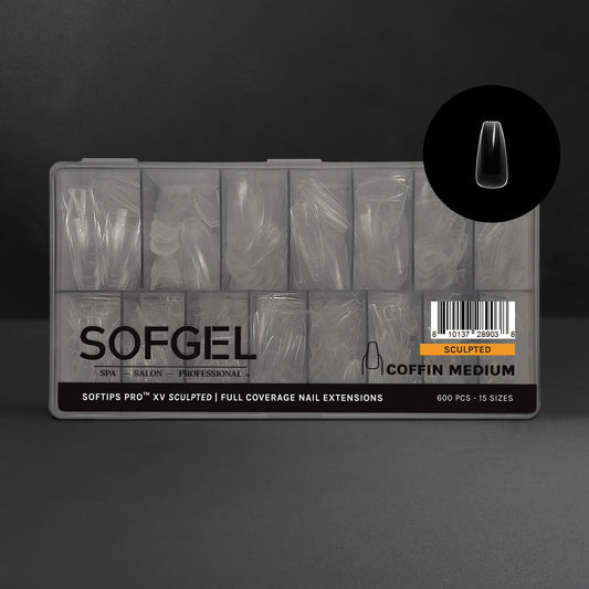 SOFTIPS PRO™ XV SCULPTED - COFFIN MEDIUM | Daily Health & Beauty