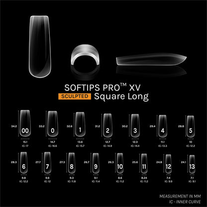 SOFTIPS PRO™ XV SCULPTED - SQUARE LONG | Daily Health & Beauty