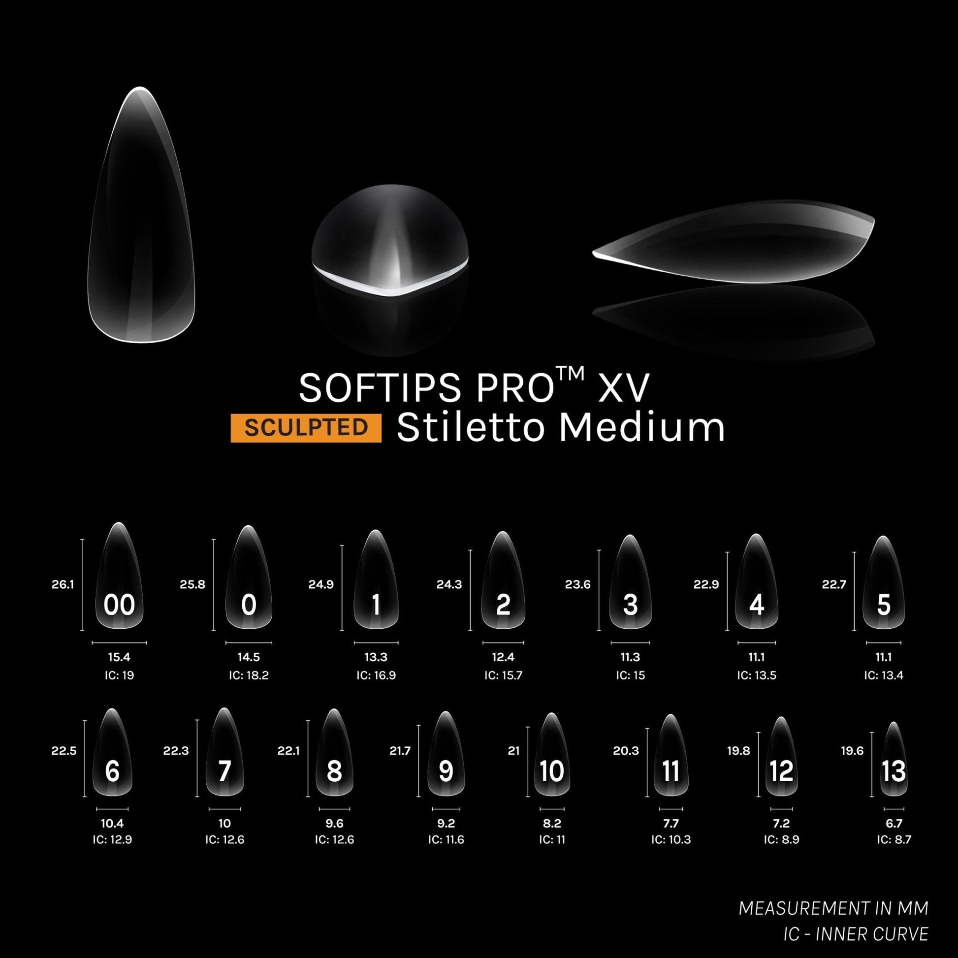 SOFTIPS PRO™ XV SCULPTED - STILETTO MEDIUM | Daily Health & Beauty