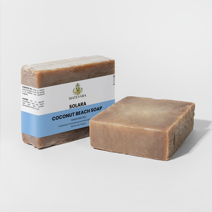 Solara Coconut Beach Soap | Moisturizing Bar Soap | 4 oz