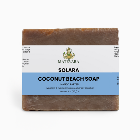 Solara Coconut Beach Soap | Moisturizing Bar Soap | 4 oz