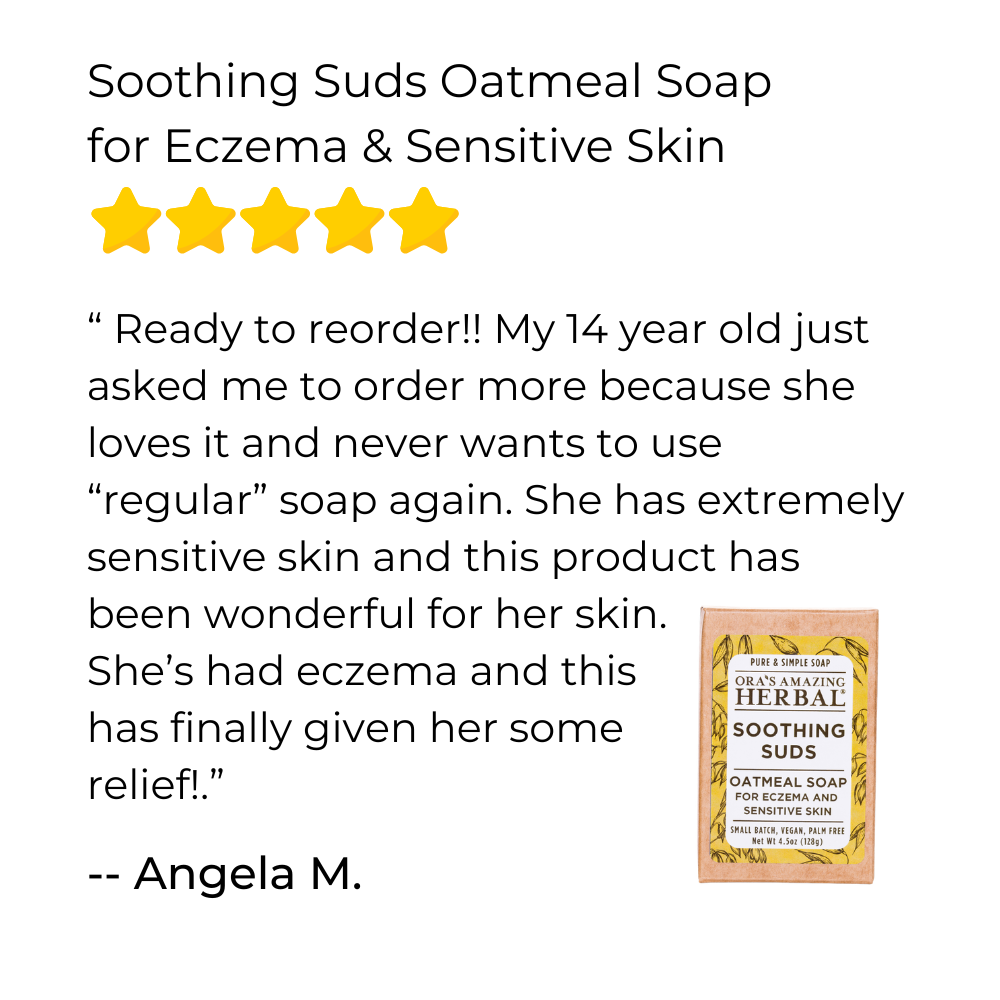 Soothing Suds Oatmeal Soap for Eczema & Sensitive Skin