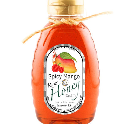 Spicy Mango Habanero Honey - Tropical Sweetness & Heat