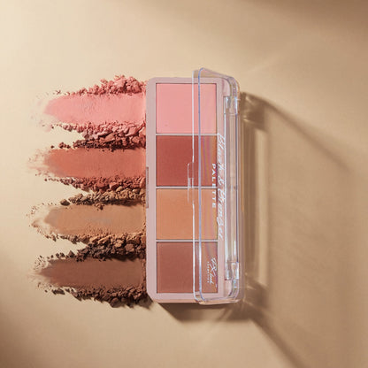 Paleta de rubor y bronceador