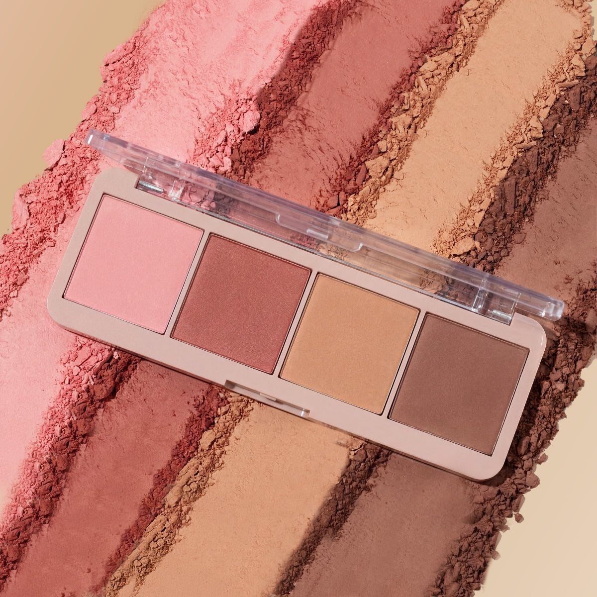 Paleta de rubor y bronceador