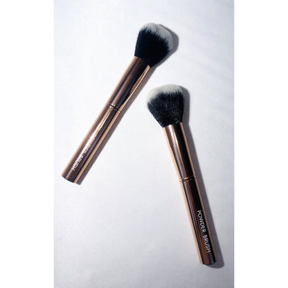 Brocha para polvos de oro rosa