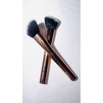 Rose Gold Angled Brush
