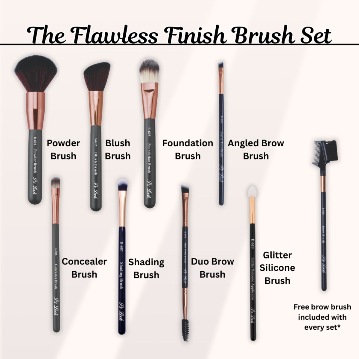 The Flawless Finish Brush Set