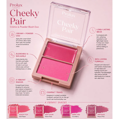 Cheeky Pair - Creme Powder Blush Duo