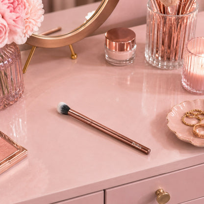 Brocha para difuminar de oro rosa