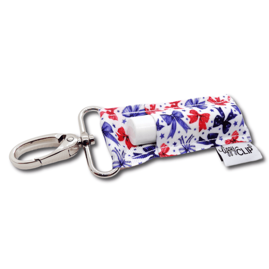 Star Spangled Bows LippyClip® Lip Balm Holder | Daily Health & Beauty