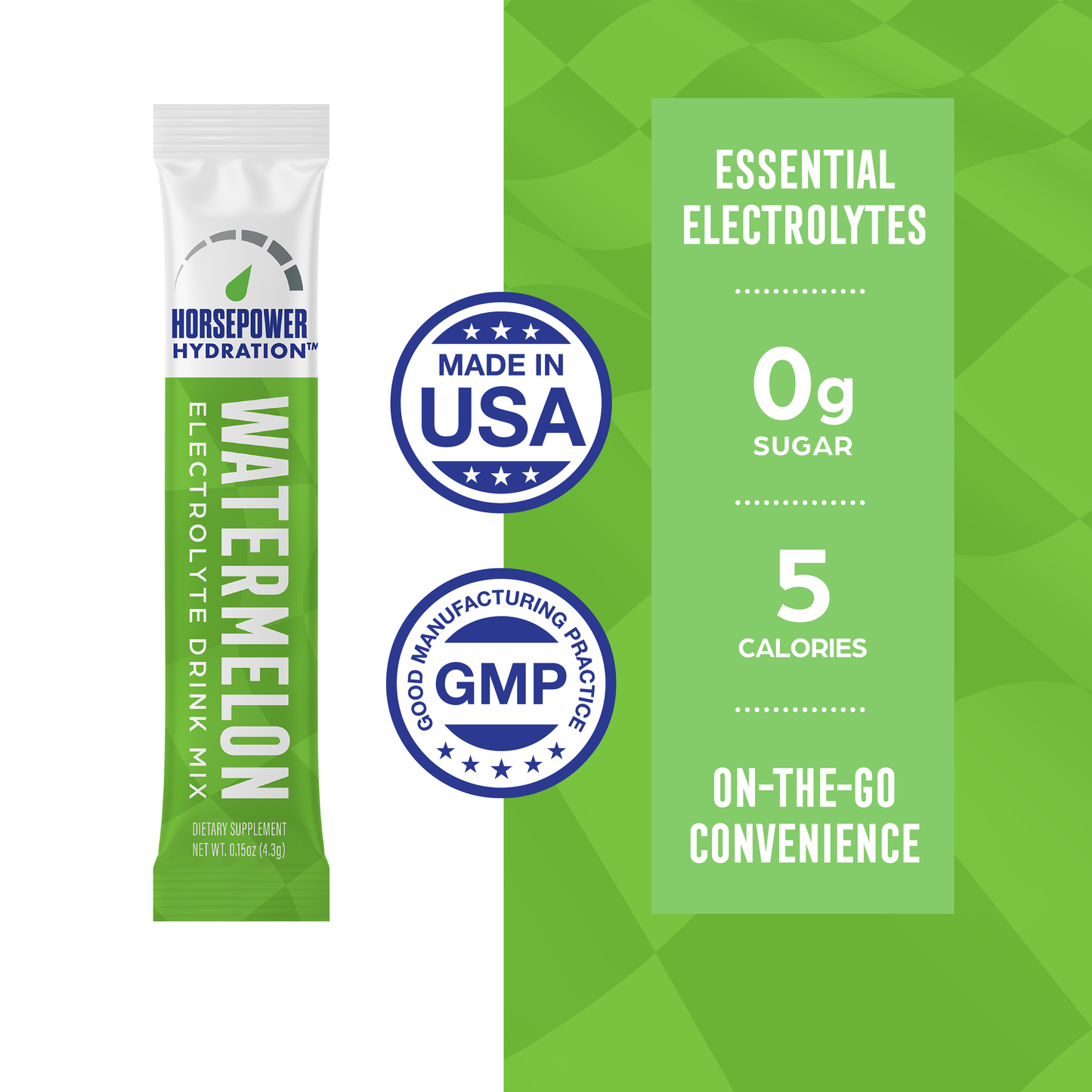 Watermelon Electrolyte Mix – Zero Sugar Premium Electrolyte Stick Packs (30 Sticks)