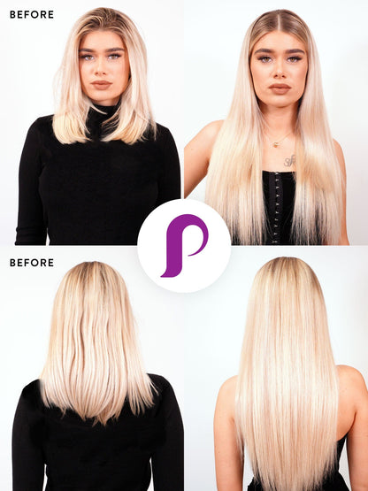 Straight Seamless Clip-In Hair Extensions (Old Design)