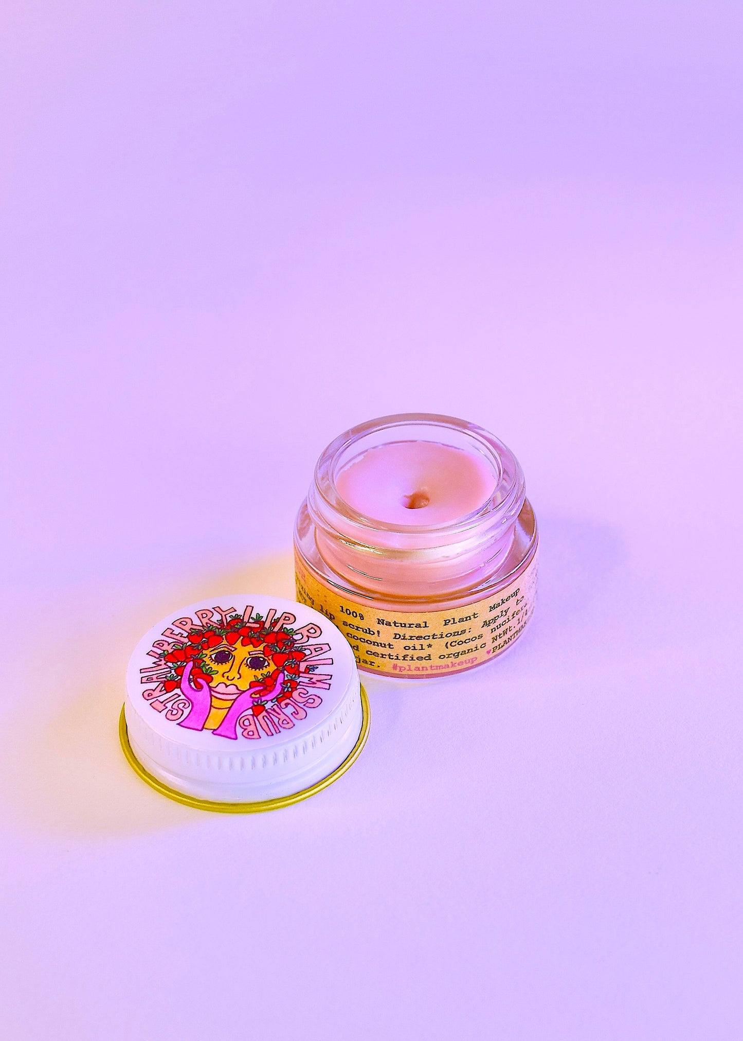 Baume exfoliant pour les lèvres Fraise Crèmesicle
