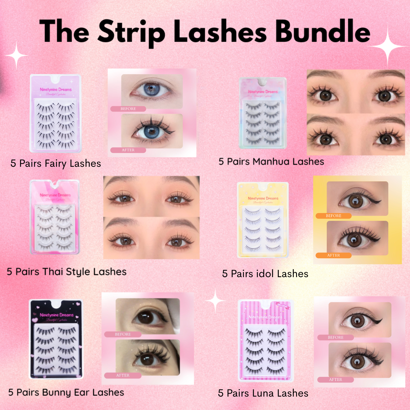 The Strip Lashes Bundle