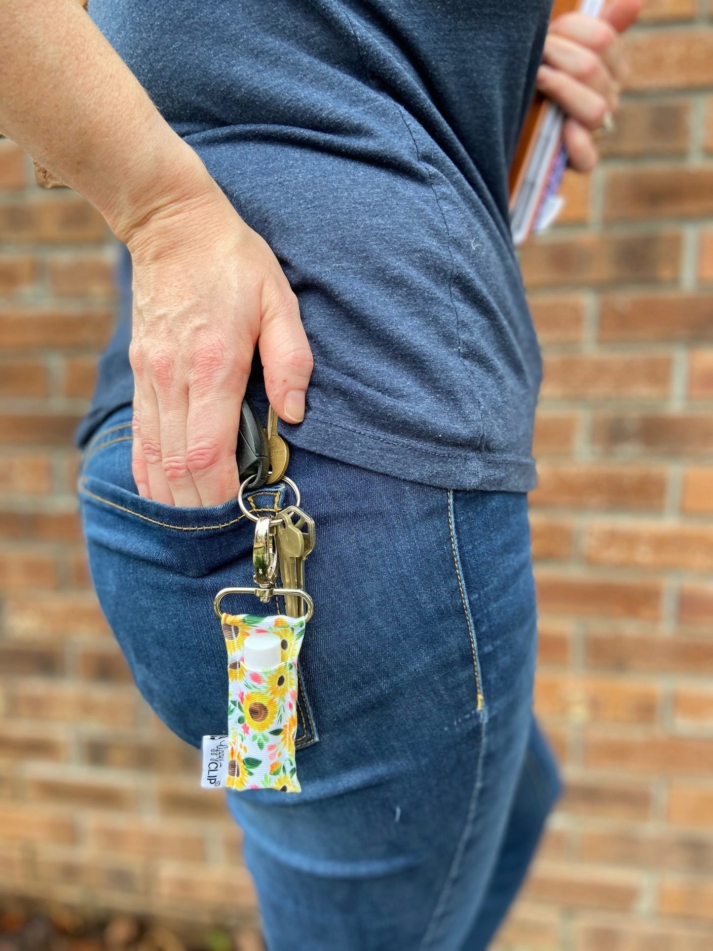 Sunflowers LippyClip® Lip Balm Holder | Daily Health & Beauty